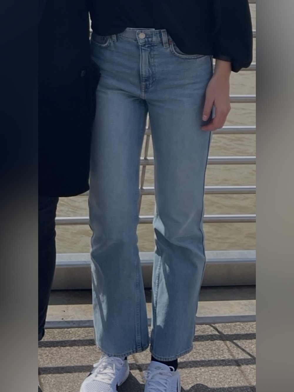 & Other Stories Light Wash Straight Jeans
